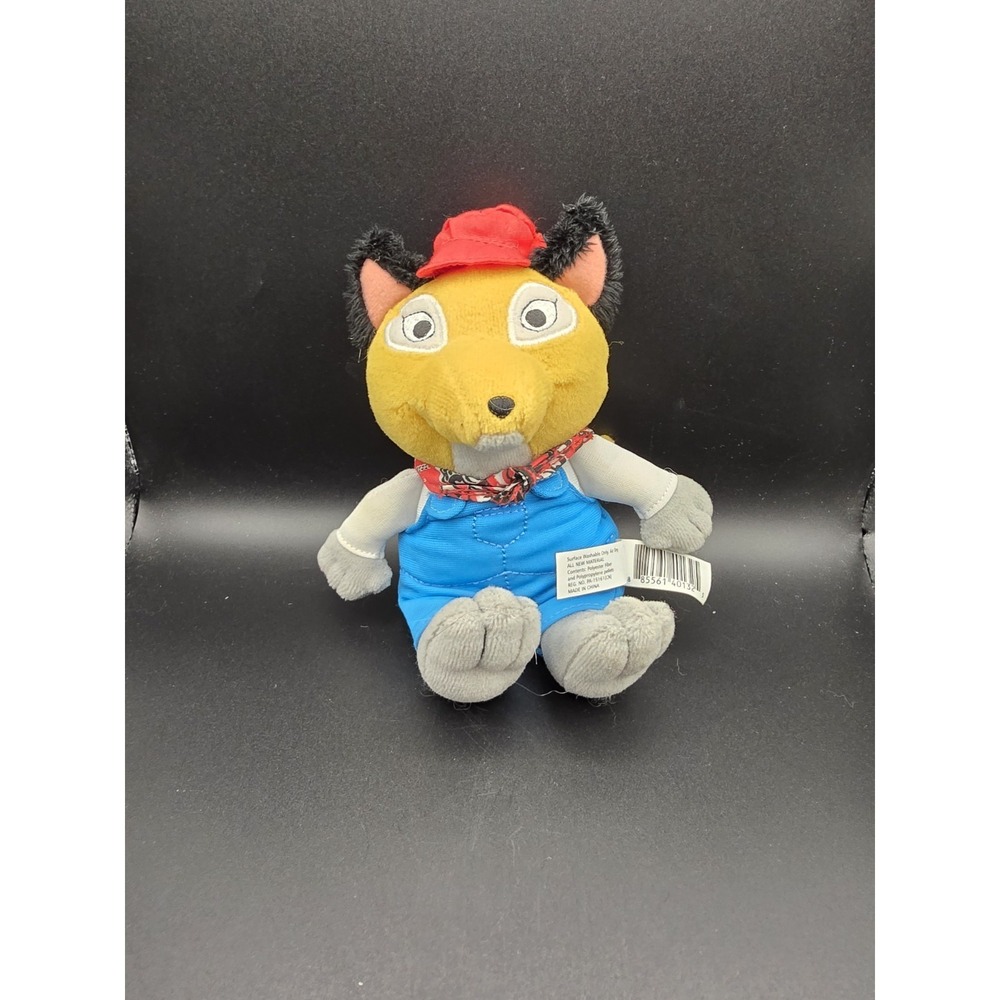 Richard Scarry Busytown Mr. FIXIT Fox Plush Stuffed Animal 6" 2010